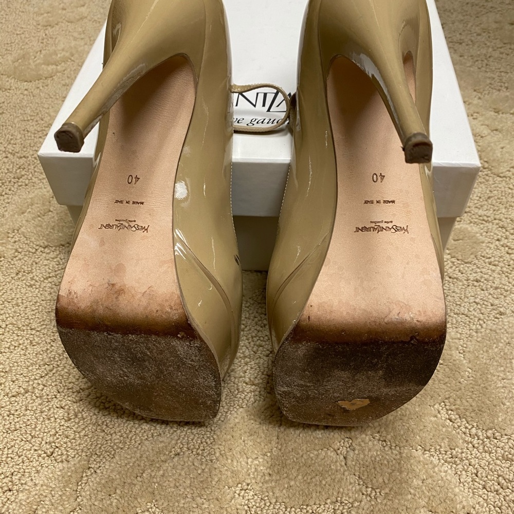 YSL Tribute Vitello Vernice soft 105 pump - Picture 5 of 5